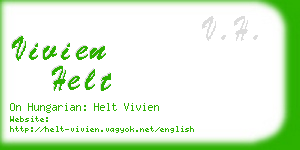 vivien helt business card